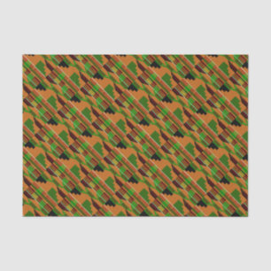 Papier Mousseline Angle Kente K01 africain classique