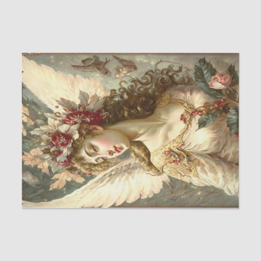 Papier Mousseline Angle vintage (Recto)