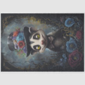 Papier Mousseline Animal drôle avec papier de découpage Casquette. (Recto)