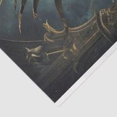 Papier Mousseline Animal drôle avec papier de découpage Casquette. (Détail)