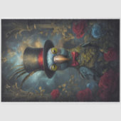 Papier Mousseline Animal drôle avec papier de découpage Casquette. (Recto)