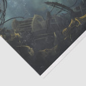 Papier Mousseline Animal drôle avec papier de découpage Casquette. (Détail)