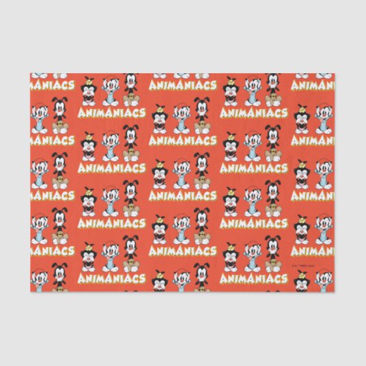Papier Mousseline Animaniacs | Graphique de Warner Sibings "No Evil" (Recto)