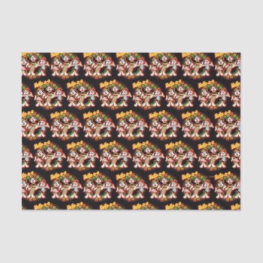 Papier Mousseline Animaniacs | Hello-o Retro Equalizer Graphic (Recto)