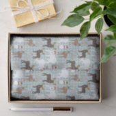 Papier Mousseline Animaux arctiques en hiver Noël Casquette (Cadeau)