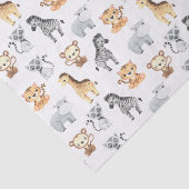 Papier Mousseline Animaux Bébés Mignons (Détail)