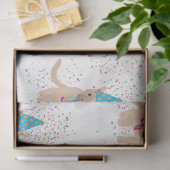 Papier Mousseline Animaux de chat amusants ayant une fête (Cadeau)