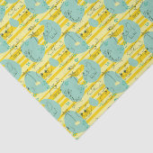 Papier Mousseline Animaux mignons jouant avec de l'eau 2 (Détail)