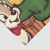 Papier Mousseline Animaux vintages BD (Détail)