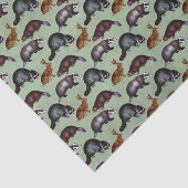 Papier Mousseline Animaux Whimsical Woodland (Détail)