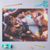 Papier Mousseline Anime Black Girl Friends (Artisanat)