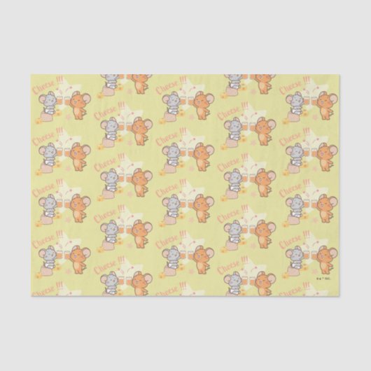 Papier Mousseline Anime Tuffy et Jerry Cheese au fromage (Recto)
