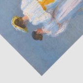 Papier Mousseline Anna Ancher et Marie Krøyer sur la plage, Krøyer (Détail)