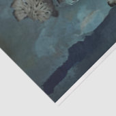 Papier Mousseline Annabelle Robe Beige Découpage Tissu (Détail)