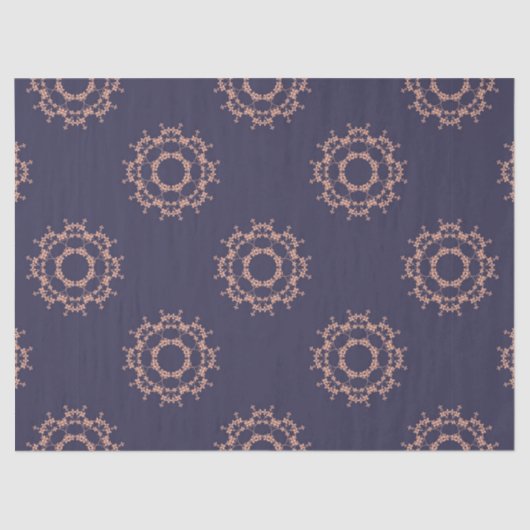 Papier Mousseline anneau de papier de tissu de fleurs (Recto)