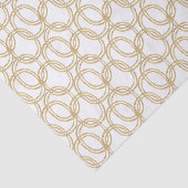 Papier Mousseline Anneaux de bambou d'or Aquarelle (Détail)