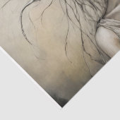 Papier Mousseline Annette de mariée au crépuscule - Découpage - (Détail)