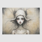 Papier Mousseline Annette de mariée au crépuscule - Découpage - (Recto)