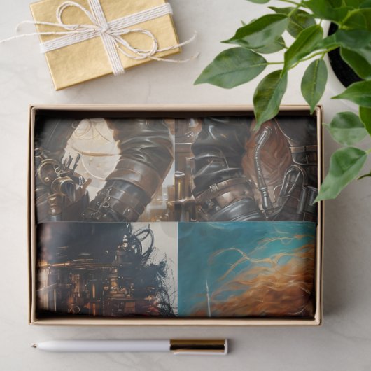 Papier Mousseline Annick Decoupage paper- Quadruple fun (Cadeau)