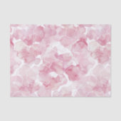 Papier Mousseline Anniversaire Abstrait Rose Chic (Recto)