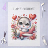 Papier Mousseline Anniversaire de Kitten Pilot (Artisanat)