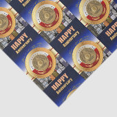 Papier Mousseline Anniversaire de la pièce de 1 an (Détail)