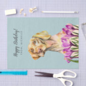 Papier Mousseline Anniversaire de l'art | de chien de Vizsla joyeux (Artisanat)