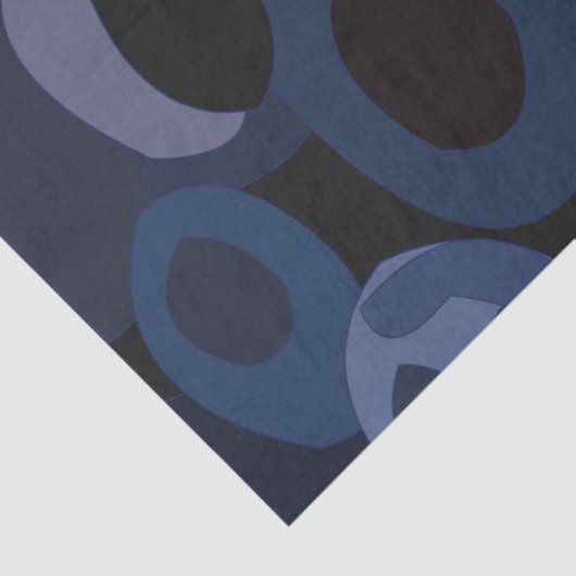 Papier Mousseline Anniversaire du bleuet moderne Abstrait (Détail)