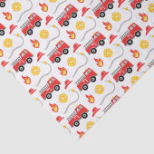 Papier Mousseline Anniversaire du camion-feu (Détail)