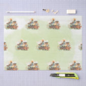 Papier Mousseline Anniversaire du moteur du train (Artisanat)