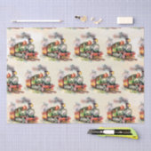 Papier Mousseline Anniversaire du moteur du train (Artisanat)