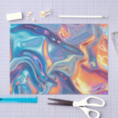 Papier Mousseline Anniversaire Mariage Anniversaire Iridescente Meta (Artisanat)