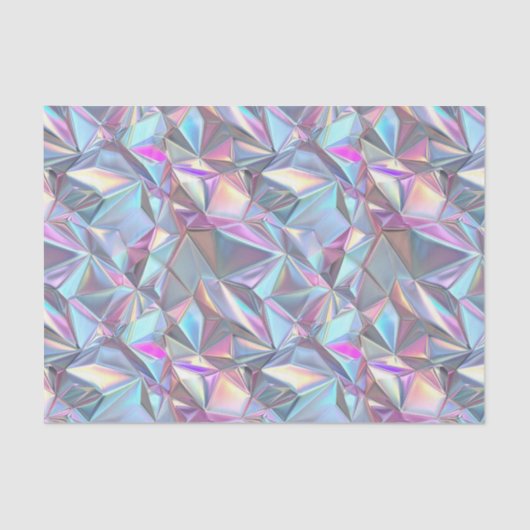 Papier Mousseline Anniversaire Mariage Anniversaire Iridescente Meta (Recto)