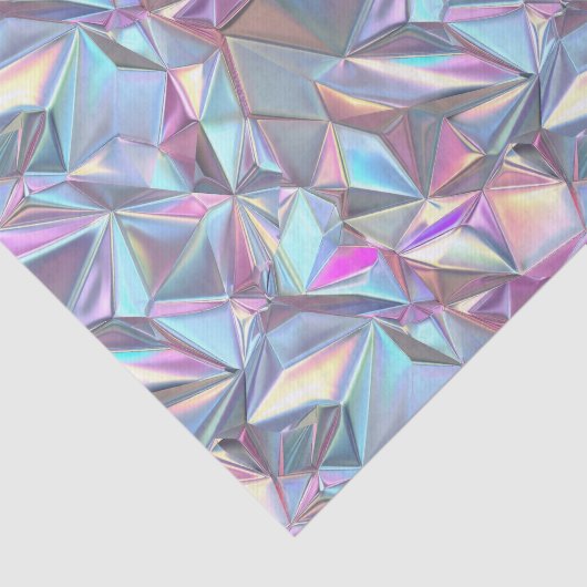 Papier Mousseline Anniversaire Mariage Anniversaire Iridescente Meta (Détail)