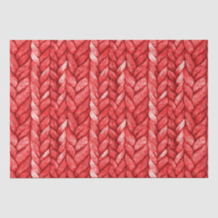 Papier Mousseline Anniversaire Pull Rouge