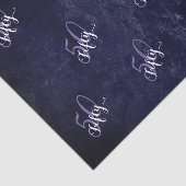 Papier Mousseline Anniversaire | Purple Grunge EDITABLE (Détail)