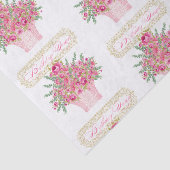 Papier Mousseline Anniversaire Reine, Joyeux Anniversaire Tissu Papi (Détail)