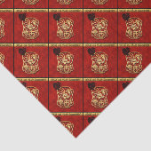 Papier Mousseline Annonce Année 2017 Tissus Paper 2 (Détail)