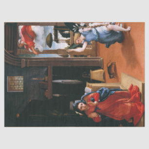 Papier Mousseline ANNONCE RECANATI par Lorenzo Lotto