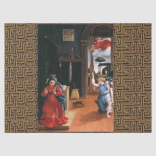Papier Mousseline ANNONCE RECANATI par Lorenzo Lotto Tissue Pape
