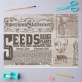 Papier Mousseline Annonces papier vintage 20x30 Découpage (Artisanat)