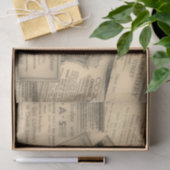 Papier Mousseline Annonces vintages (Cadeau)