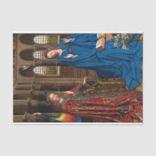 Papier Mousseline Annonciation de Jan van Eyck