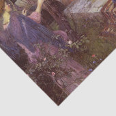 Papier Mousseline Annonciation de John William Waterhouse (Détail)