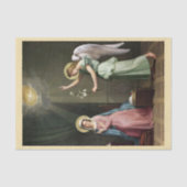 Papier Mousseline Annonciation, Découpage (Recto)