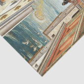 Papier Mousseline Annonciation, Saint Emidius et un OVNI de Crivelli (Détail)