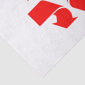 Papier Mousseline Annuler le recyclage du symbole (Détail)