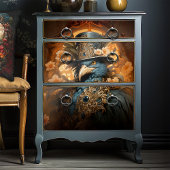 Papier Mousseline Anthropomorphes Steampunk Oiseau victorien