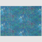 Papier Mousseline Antique Bleu violet Iris Vieux Masters Découpage A (Recto)