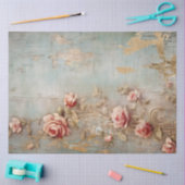 Papier Mousseline Antique Blue Romance Design Series 14 (Artisanat)